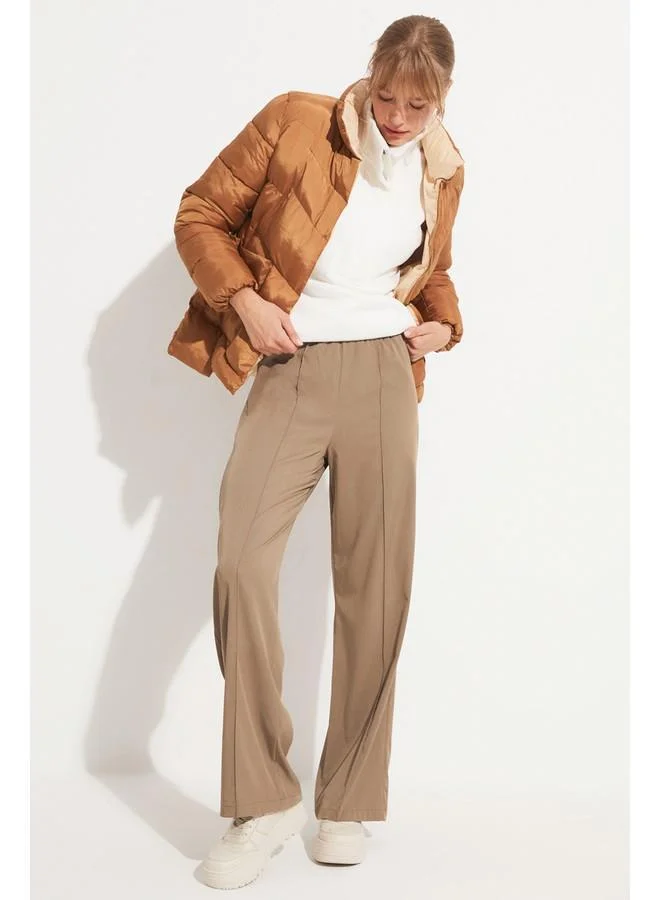 جون June Women Coat Tan