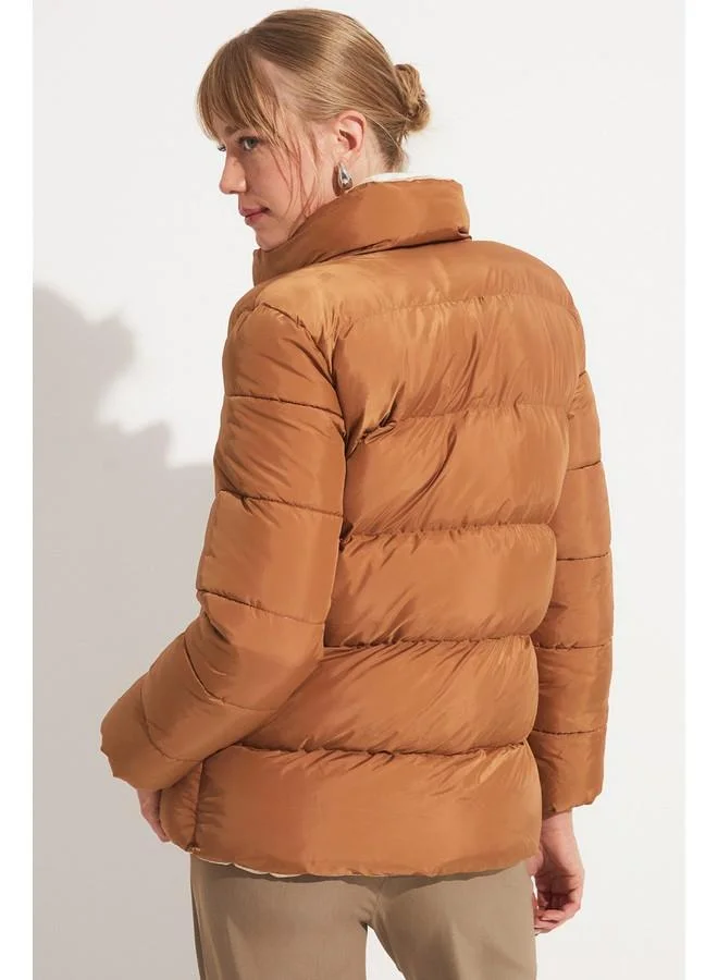 جون June Women Coat Tan