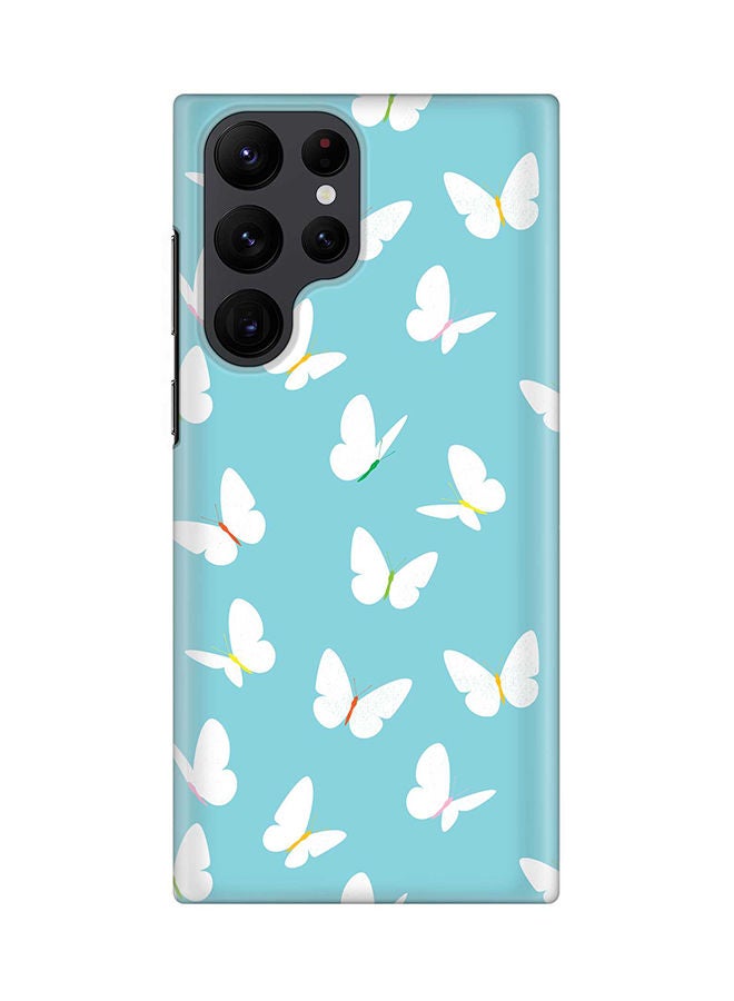 Stylizedd Case for Samsung Galaxy S22 Ultra 5G Snap Case Slim Snap Classic Series Shield Matte Finish Print - Fluttering Butterfly - Image 1