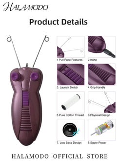 Women's Facial Hair Remover Ladies Electric Beauty Epilator Facial Threading Hair Removal Shaver Face Massager Automatic Threader Machine Epilator for Fine Hairs on Face & Chin & Upper Lip & Arms - pzsku/Z87A4883B72C3FFCE4007Z/45/_/1733745891/c28615f8-f6b5-476c-8fcb-2e74a7c75564