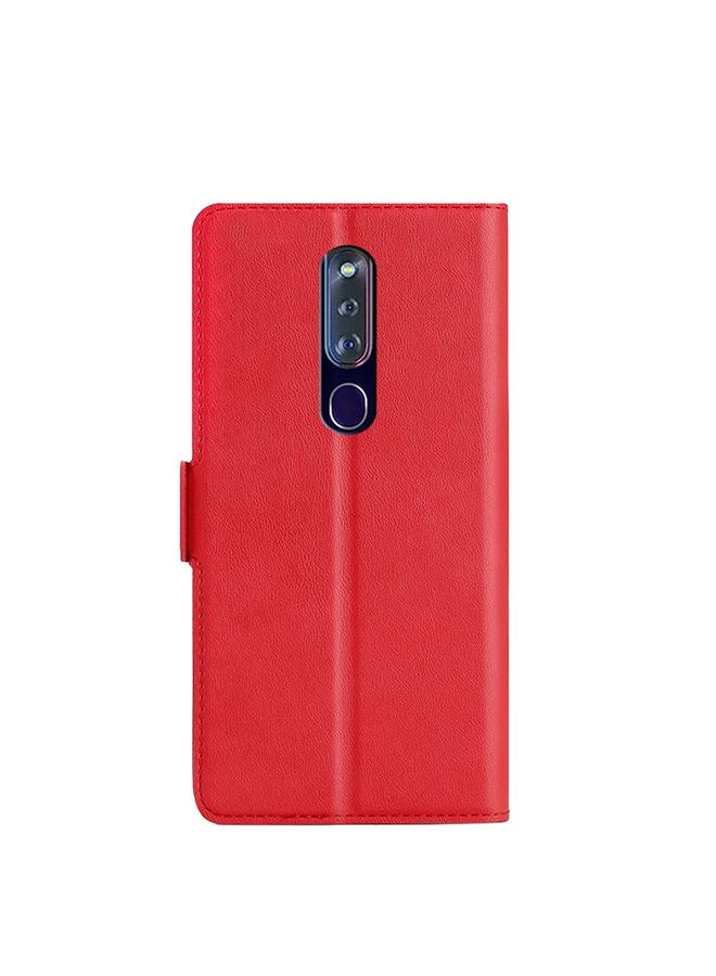 S-TOP Case For OPPO F11 Pro Ultra-thin Voltage Side Buckle PU + TPU Leather Phone Case - Image 3