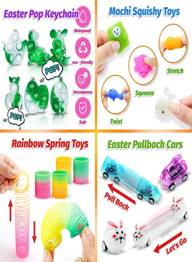 Pistroy 72 Pack Prefilled Easter Eggs with Toys Inside, Plastic Eggs Fillers Basket Stuffers Easter Eggs Hunt Games Party Favors Save Time Gifts - Image 4