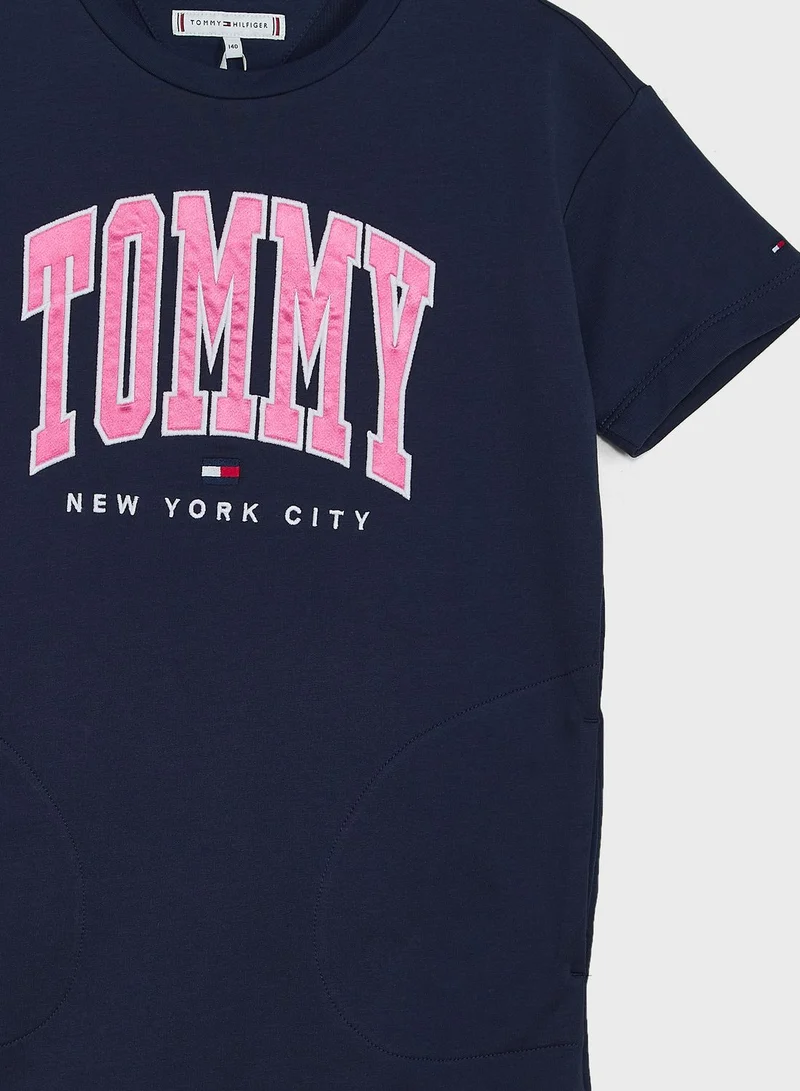 TOMMY HILFIGER Kids Logo Dress