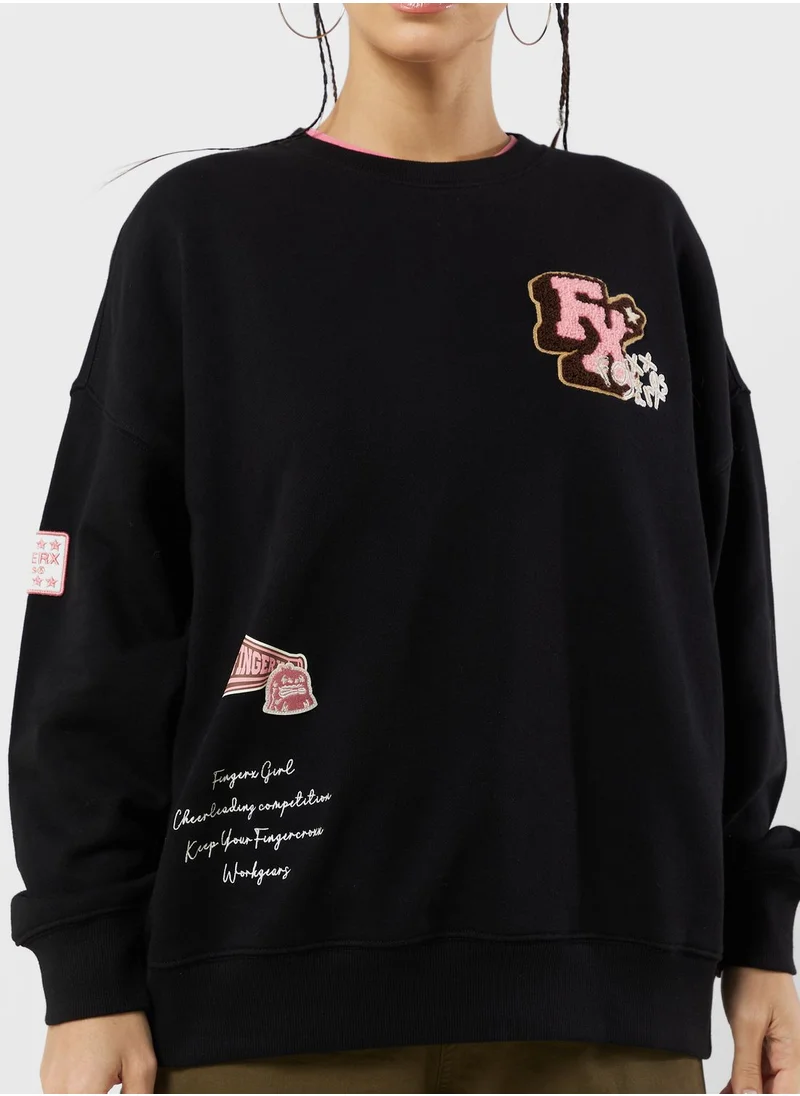 FINGERCROXX Logo Sweatshirt