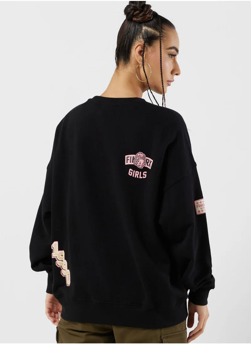 FINGERCROXX Logo Sweatshirt