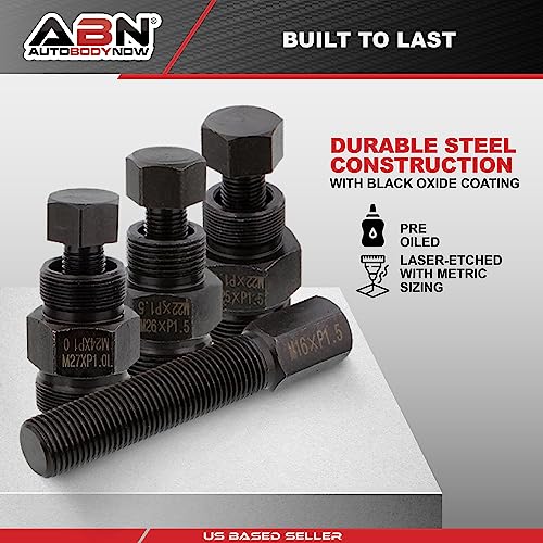 ABN Fly Wheel Puller Motorcycle Flywheel Puller Set Flywheel Puller Tool, Universal Flywheel Puller Set – Metric, 10pc - Image 3