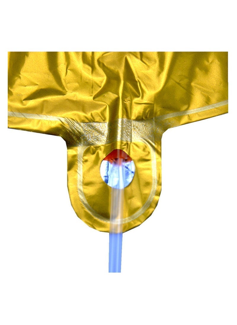 بارتي فن بالونات حروف احباط 40 بوصة لون ذهبي مثالي لأعياد الميلاد وحفلات الزفاف واحتفالات الذكرى السنوية وحفلات استقبال المولود الجديد والمناسبات الخاصة حزمة من 1 أحرف أبجدية لتزيين الحفلات أ - Image 2