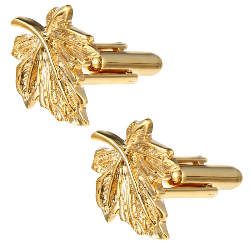 1 Pair Maple Leaf Buttons Fashion Shirt Buttons - Image 1