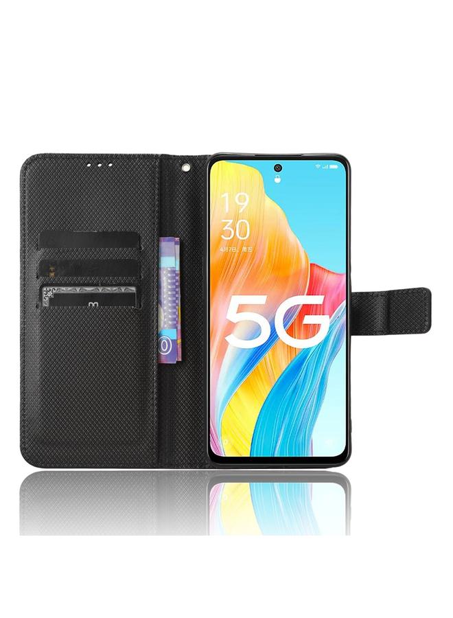 S-TOP Case For OPPO A1 5G Diamond Texture Leather Phone Case - Image 4