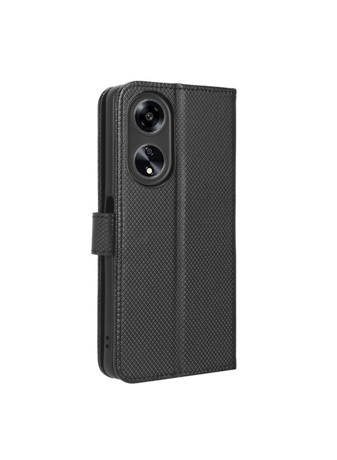 S-TOP Case For OPPO A1 5G Diamond Texture Leather Phone Case - Image 3