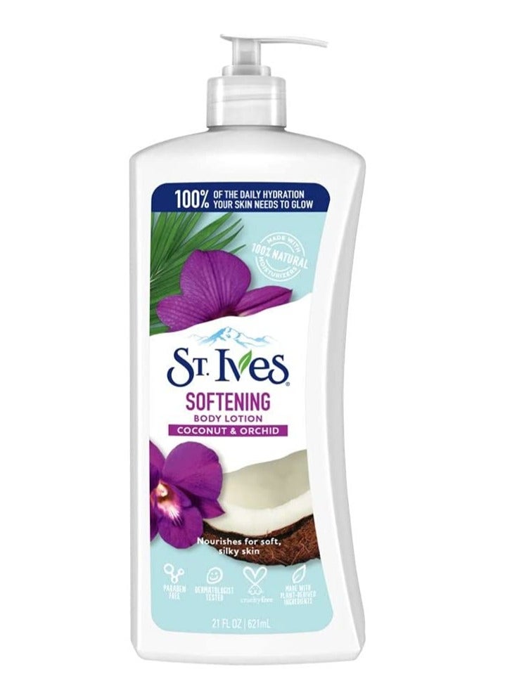 ST. Ives Softening Body Lotion Coconut And Orchid 621 ml