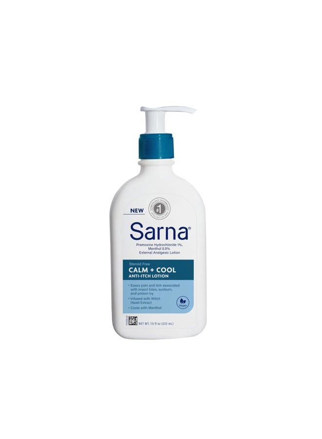 Sarna Original Anti-Itch Lotion for Dry Skin, Insect Bites, Sunburn, Poison Ivy/Oak/Sumac, 7.5 Ounce - Image 1