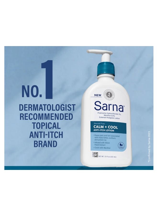 Sarna Original Anti-Itch Lotion for Dry Skin, Insect Bites, Sunburn, Poison Ivy/Oak/Sumac, 7.5 Ounce - Image 3
