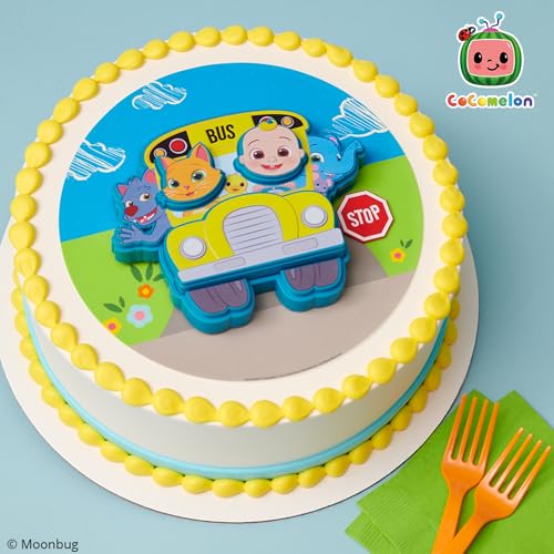 DecoPac ديكوباك مجموعة ديكوست كوكوميلون جاهز للمغامرة! زينة كعكة، مجموعة زينة كعكة مكونة من 4 قطع مع جوجو، قطط، والي، ولعبة بازل إيلو (27978) - Image 5