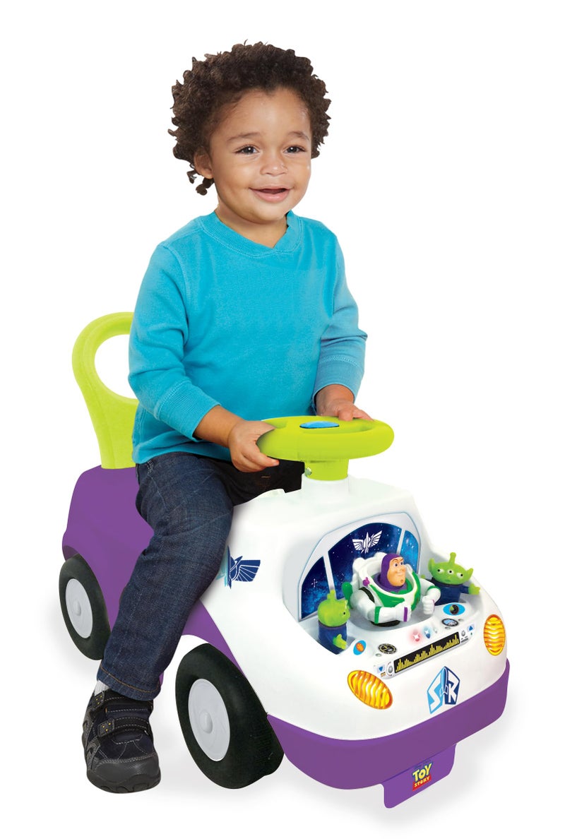Kiddieland My First Buzz Ride-On Toddler Toy with Music, Flashing Lights, Interactive Dashboard, Foot-to-Floor Design, Sturdy Construction, Ages 2+ - Image 4