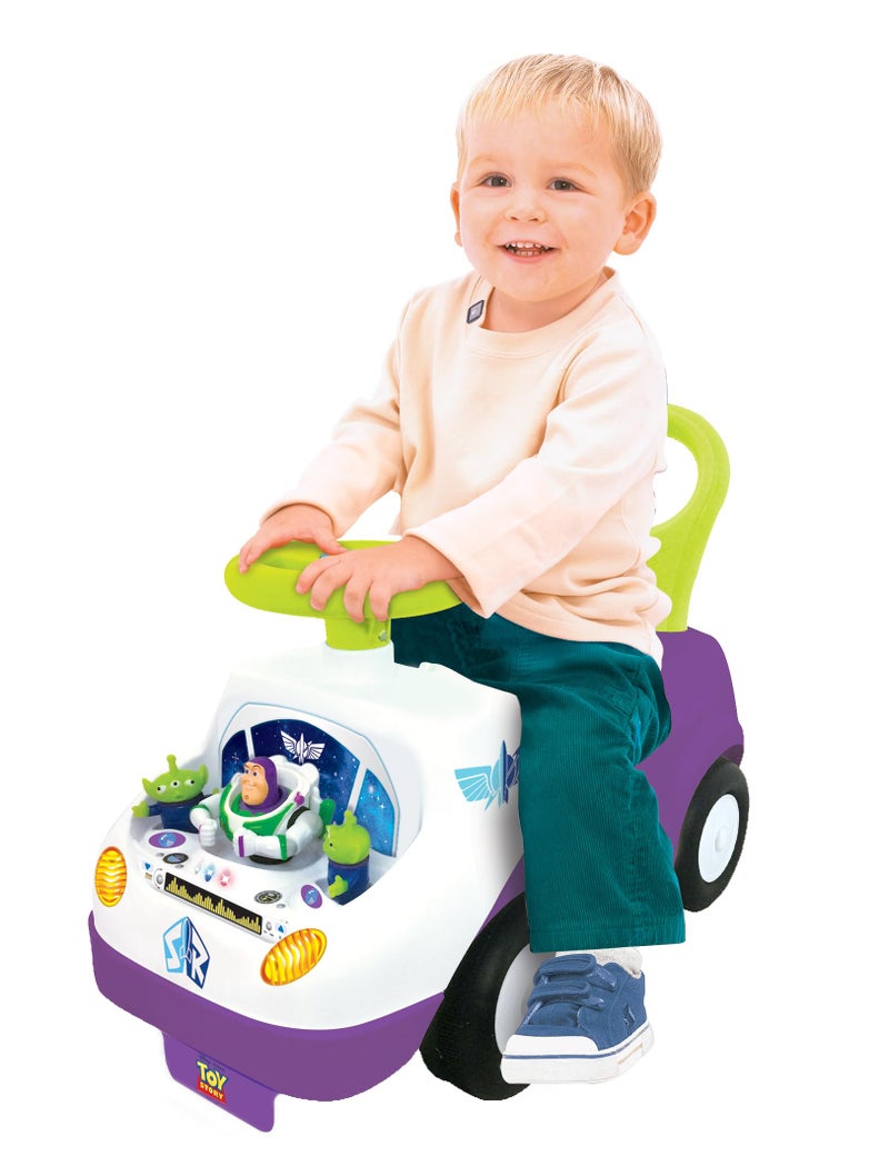Kiddieland My First Buzz Ride-On Toddler Toy with Music, Flashing Lights, Interactive Dashboard, Foot-to-Floor Design, Sturdy Construction, Ages 2+ - Image 3