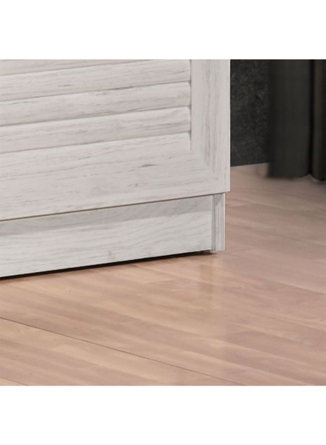 DANUBE HOME Zenith 1-Door And 1 Drawer Study Desk Writing Desk With Storage Modern office Desk Compact Desk For Home office Bedroom Study Room Stylish Desk - White Oak And Cement  - Image 5