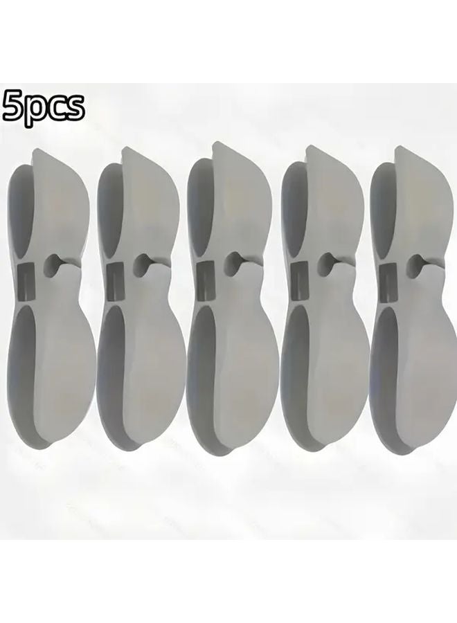 5pcs Gray Cable Organizer Winding Management Bracket For Kitchen Appliances Home Office - Image 1