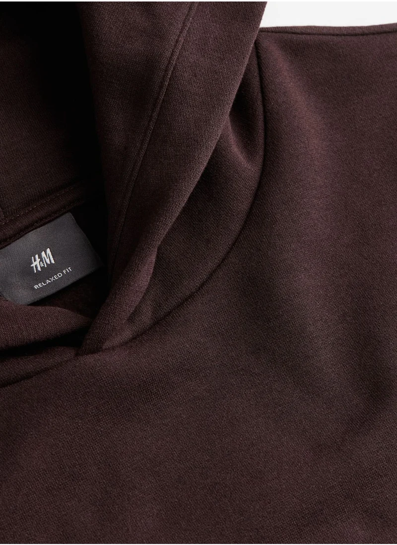 H&M Text Print Relaxed Fit Hoodie