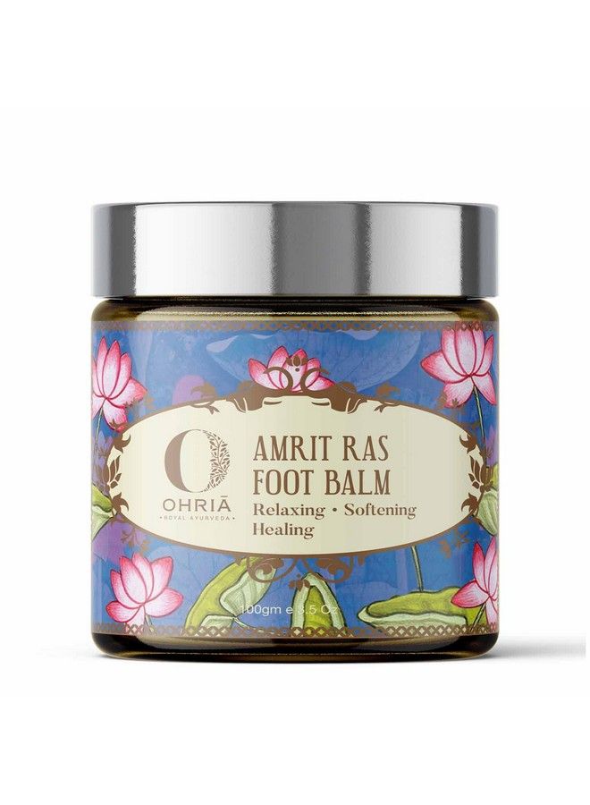 OHRIA Ayurveda Amrit Ras Foot Balm ; Relaxing Softening & Healing 100G - Image 1