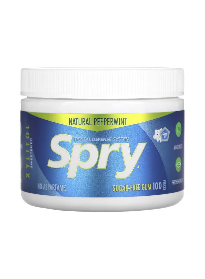 إكسلير علكة، بالنعناع الفلفلي، خالٍ من السكر، 100 قطعة، (108 جم) - Image 1