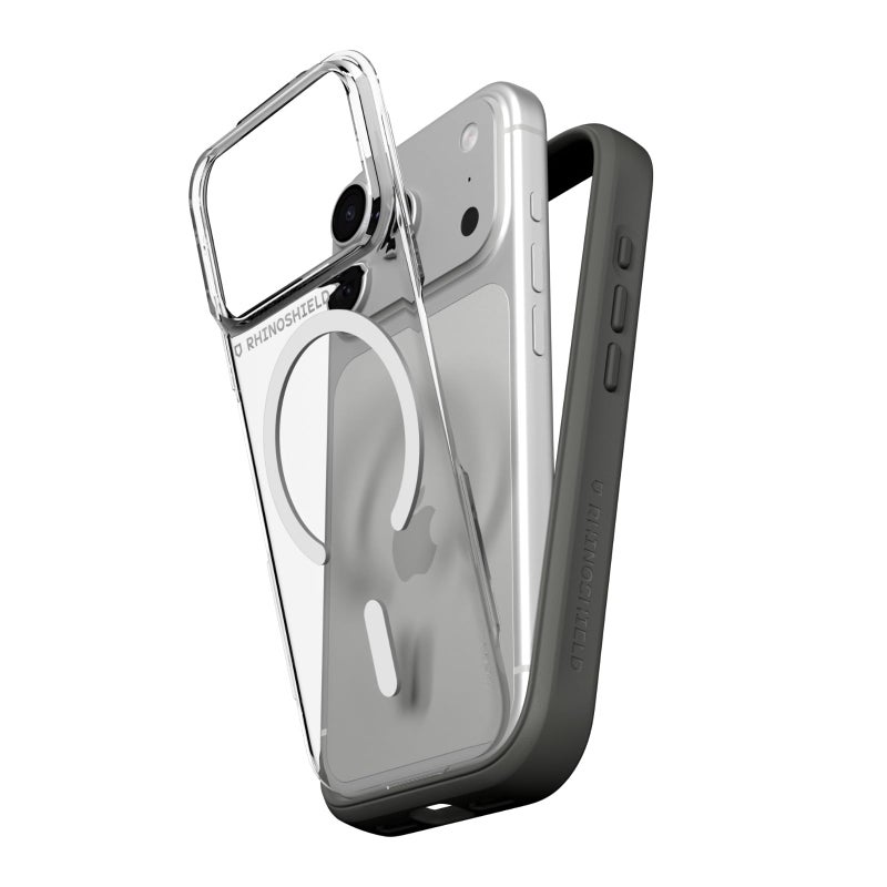 RhinoShield Phone Case Compatible with MagSafe for iPhone 17 Pro Mod NX Modular Protective Bumper Case with Backplate Superior Magnetic Military Grade Drop Protection Graphite - Image 2