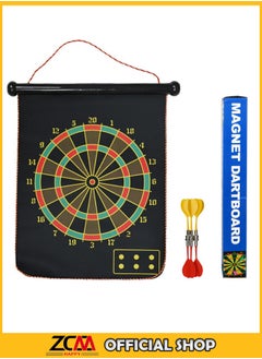 ZCM-HAPPY Premium Double Sided Magnetic Dartboard Set with 6 Darts – Ideal for Leisure and Competition  - Image 1