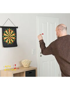 ZCM-HAPPY Premium Double Sided Magnetic Dartboard Set with 6 Darts – Ideal for Leisure and Competition  - Image 5