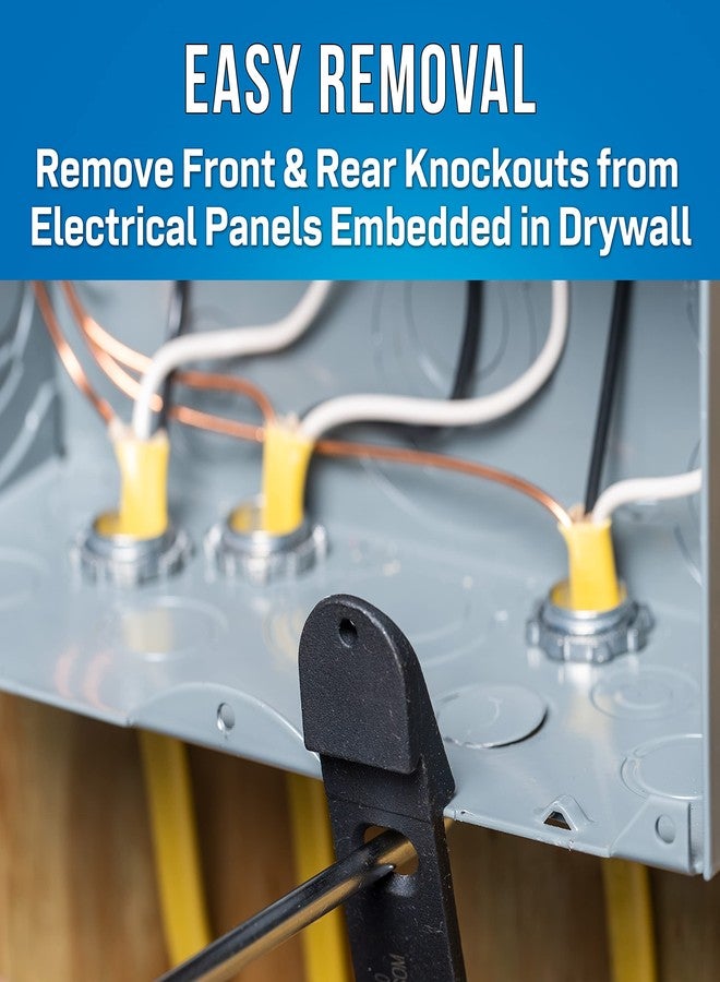 Jonard Tools WBK-100 Panel Buddy Knockout Set for Front and Rear Knockouts - Image 3