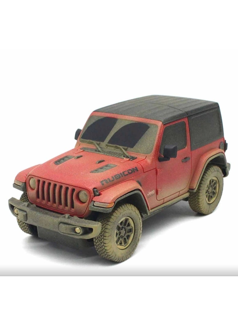 جيب سيارة تحكم عن بعد من نوع Rastar R/C 1:24 جيب رانجلر روبيكون النسخة الموحلة - Image 1