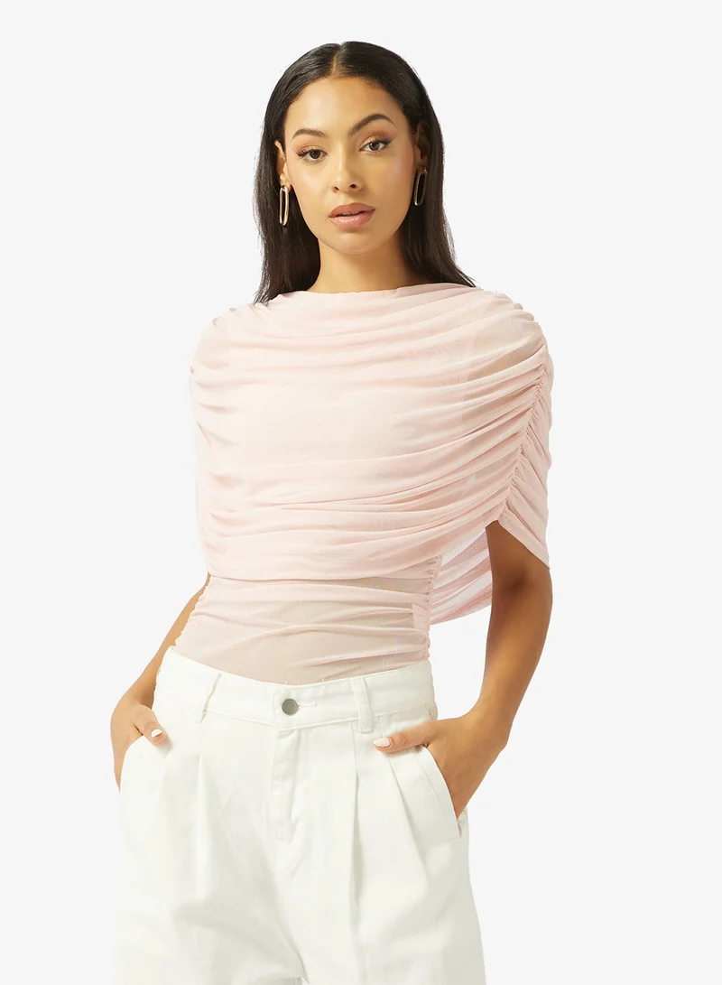 جينجر بلوزة بتفاصيل درابيه وتجمع