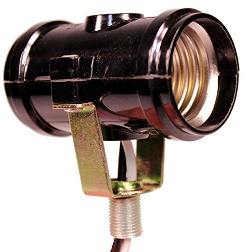Creative Hobbies 3 Pack - Double Bulb Socket, 2-Light Twin Cluster Socket, Incandescent Lampholder, Medium Base E26 Phenolic Double Light Socket, with 1/8 IP Bracket, Wire Leads - Image 2