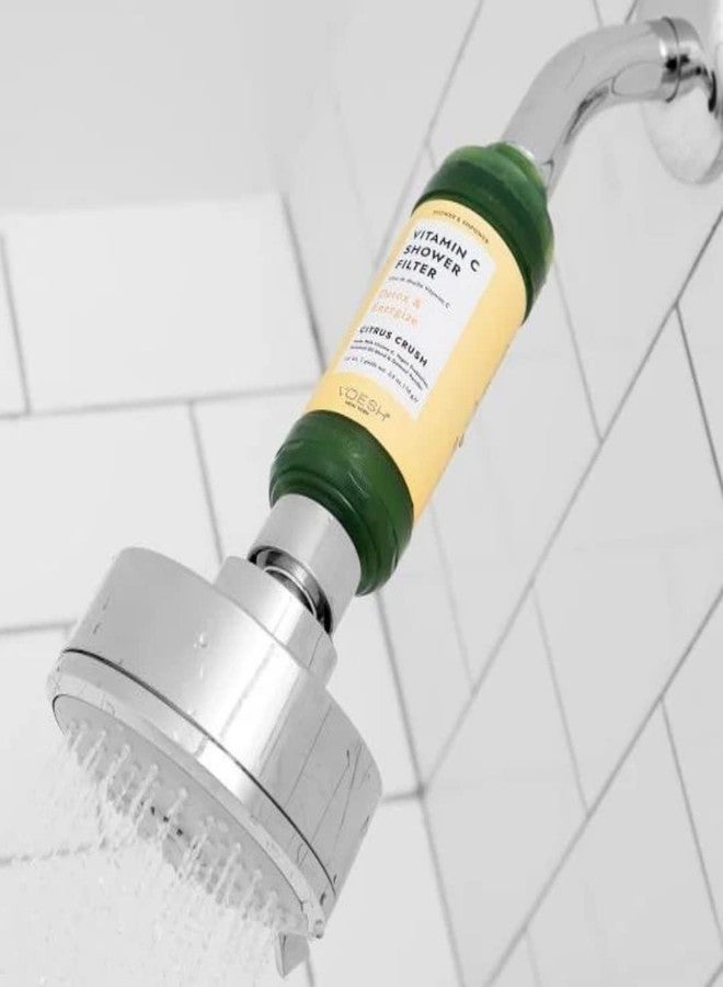 VOESH Shower & Empower Duo, Vitamin C Shower Filter, Exfoliating Sugar Scrub, Body Wash, Clean Shower Care Set, Vegan Skincare, Spa Gift, Clean Beauty - Image 3
