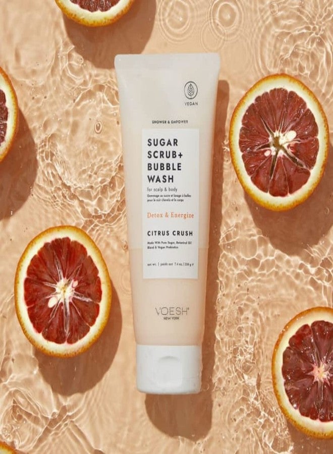 VOESH Shower & Empower Duo, Vitamin C Shower Filter, Exfoliating Sugar Scrub, Body Wash, Clean Shower Care Set, Vegan Skincare, Spa Gift, Clean Beauty - Image 5