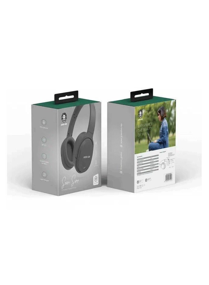 GREEN LION San Siro Wireless Headphone with 30Hours Play Time -Black - Image 5