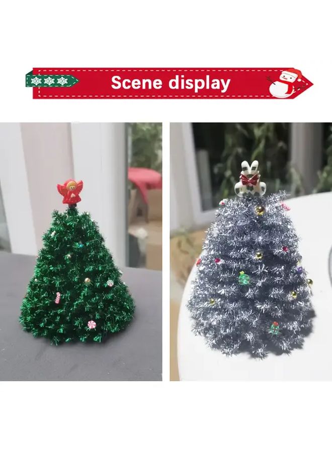 Golden Pipe Cleaners 160 قطعة إبداعية لتزيين المنزل في عيد الميلاد DIY - Image 3