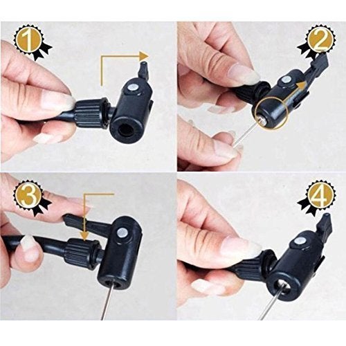 SEVIA Plastic, Aluminium Heavy Duty Portable Accurate Pressure Tire Floor Air Pump for Bike Car and Motorcycle, Bicycle Tyre Air Filling Football Hand Ball Kid's Toys Aquarium Balloons - Image 4