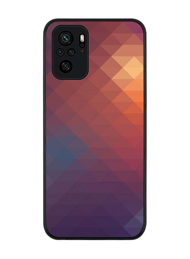 Stylizedd Rugged Black edge case for Redmi Note 10S/Redmi Note 10 4G Slim fit Soft Case Flexible Rubber Edges Anti Drop TPU Gel Thin Cover - Copper Prism - Image 1