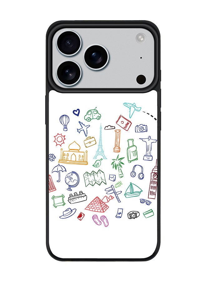 Stylizedd iPhone 17 Pro Case, [Compatible with MagSafe] Slim Magnetic cover Phone Case iPhone 17 Pro -Traveler - Image 1