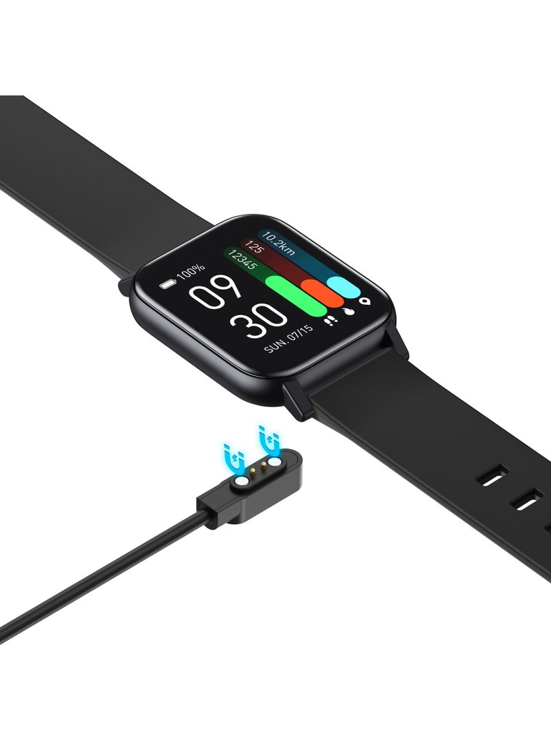 Generic - GTS1 sports watch heart rate test Meter detection watch body temperature information push waterproof smart watch dark blue - Image 1