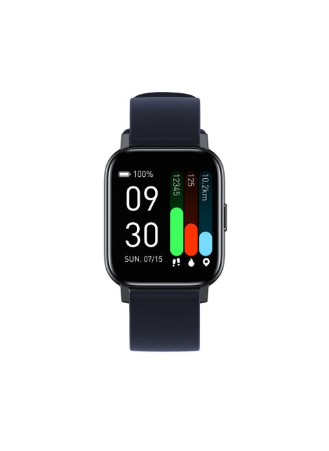 GTS1 sports watch heart rate test Meter detection watch body temperature information push waterproof smart watch dark blue