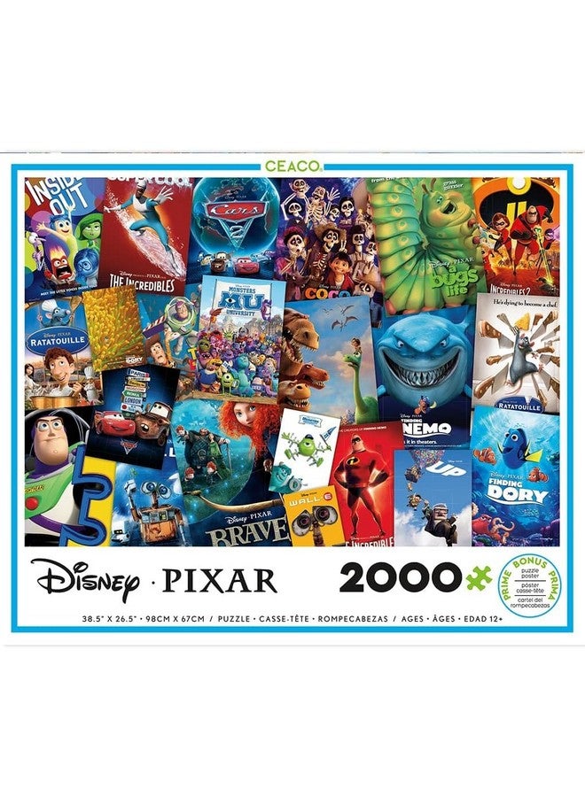 Ceaco - Disney / Pixar - Movie Posters - 2000 Piece Jigsaw Puzzle , 5" - Image 3