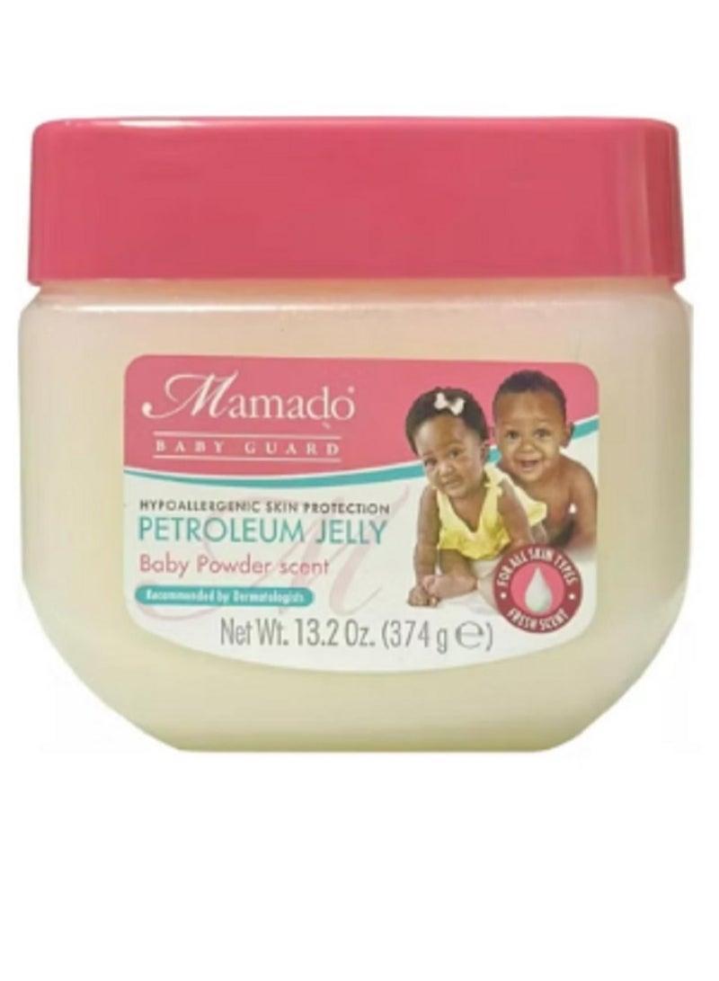 Mamado Baby Guard Petroleum Jelly Baby Powder Scent 374gm
