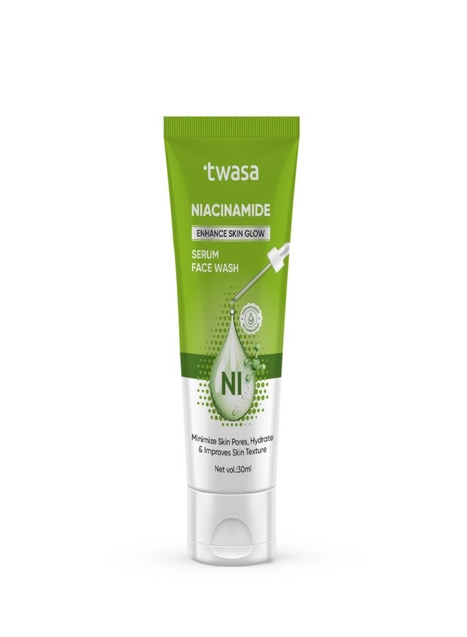 Twasa Niacinamide Serum Face Wash for Boosts Hydration, Reduces Pores & Improve Skin Texture | Anti Pimple Face Wash Face Wash For All Skin Types | 30ml