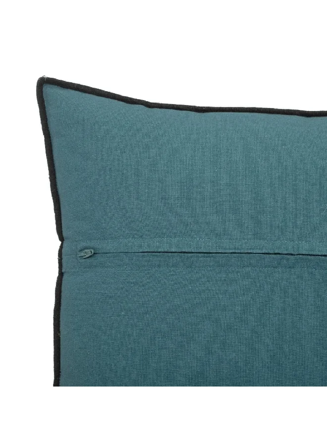 atmosphera Linah Premium Quality Cushion with Removable Cover Duck Blue 45 x 45 cm 194315Q