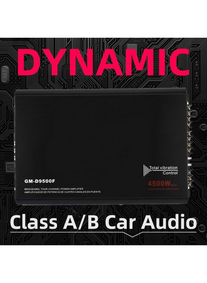YaeCCC NC YaeCCC 4-Channels 4500W Car Power Amplifier Class A/B Car Audio Stereo Amplifier - Image 2