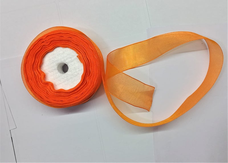 OMX Organza Ribbon 1 Inch Wide, Shimmer Sheer Ribbon Total - 180Mtr,（6 Rolls 30 Mtr in Each Roll） for Gift Wrappping Decoration Craft - Image 3
