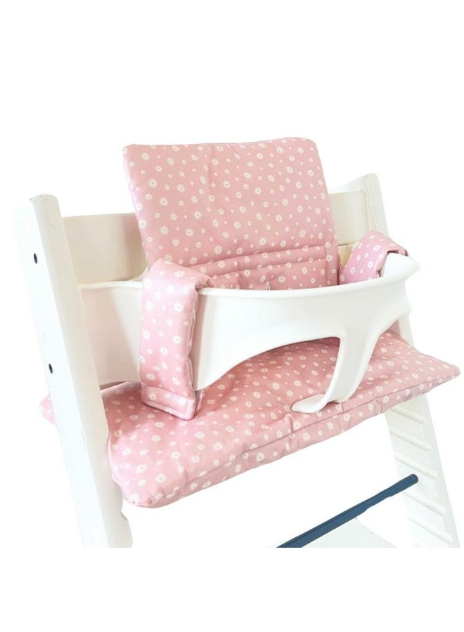 UKJE Cushion Compatible with Stokke Tripp Trapp - Soft Seat Cushion for Infants, Babies & Toddlers, High Chair Accessories, Easy to Install, ?Polyester, ?16.5 x 11 x 2 inches (Daisy) - Image 1