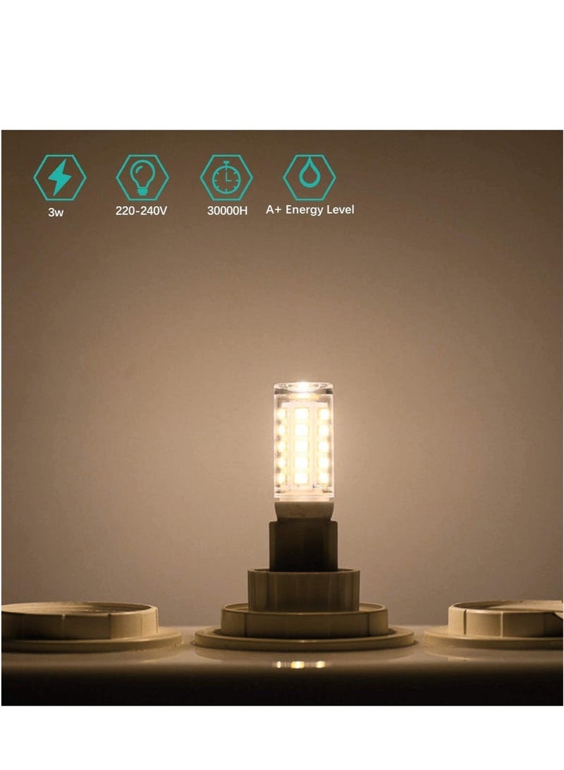 عربست لمبة إضاءة LED G9 للثريا بدون وميض وغير قابلة للتعتيم، عبوة من 5 قطع  - Image 4