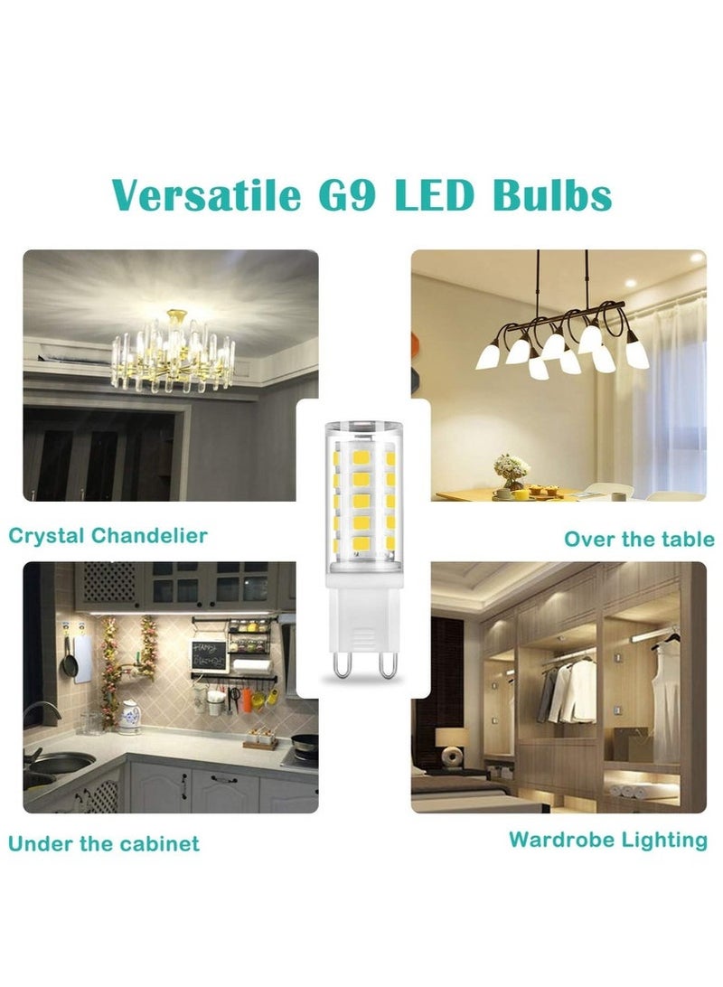 عربست لمبة إضاءة LED G9 للثريا بدون وميض وغير قابلة للتعتيم، عبوة من 5 قطع  - Image 5